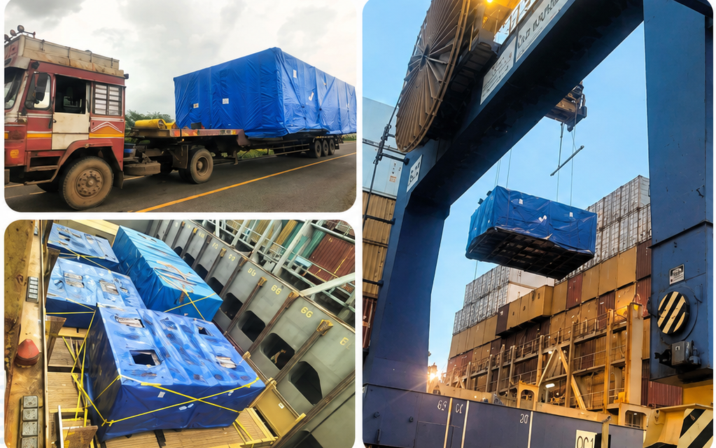 Successful 116 MT Breakbulk & Heavy Lift Shipment | Specialized Onboard Operations from India to Mexico