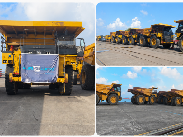 Caterpillar 777E Off-Highway Trucks Successfully Shipped from Mumbai, India to Tema, Ghana via RORO Service
